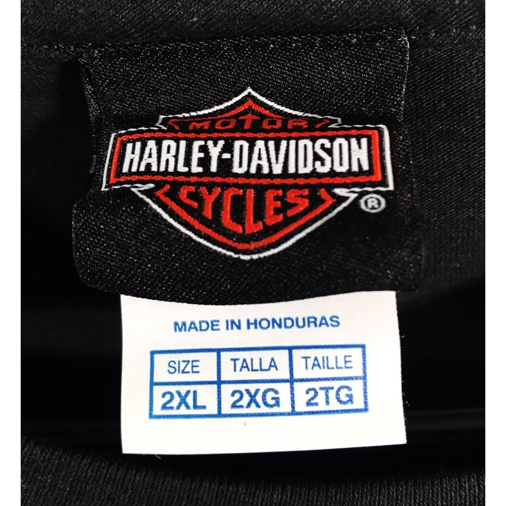 Harley Davidson Crew T-Shirt Motorcycle Biker - Picture 3 of 4